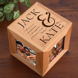 photo cube for valentine day gift