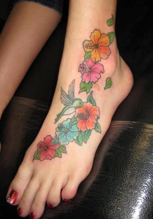 Foot tattoo