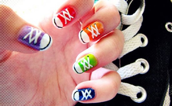 colorful and easy nail art designs for this summer, nail art for kids