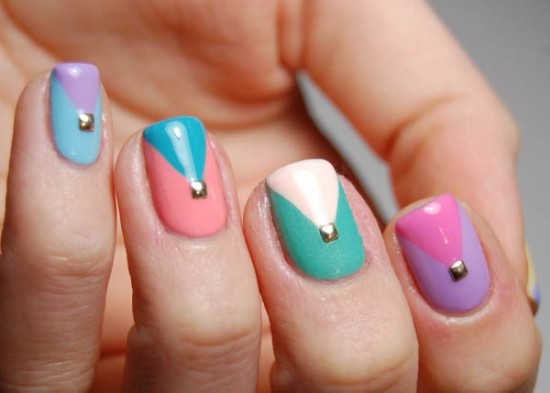 colorful and easy nail art designs for this summer