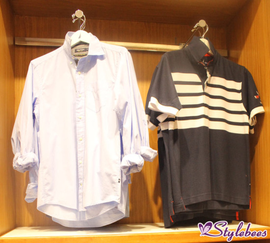 linen-shirt and polo t-shirt