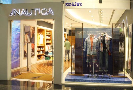 nautica showroom at Orion mall