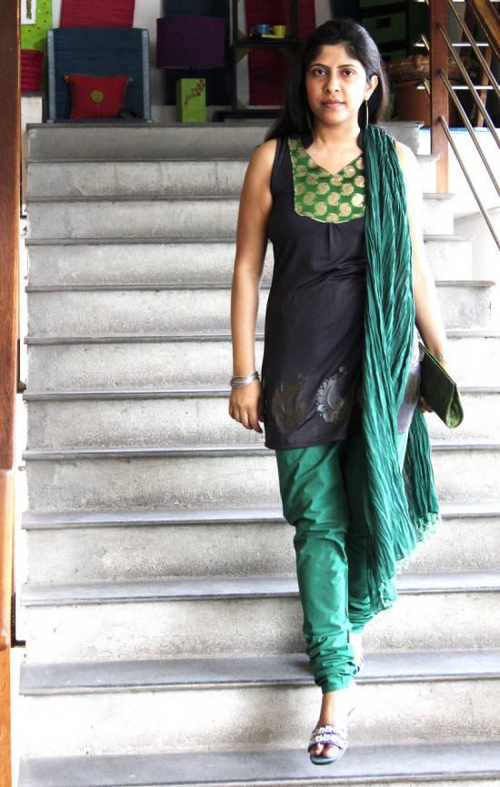 mother earth green kurti