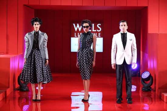 polka-in-black-and-white in wills india fashion week ss14