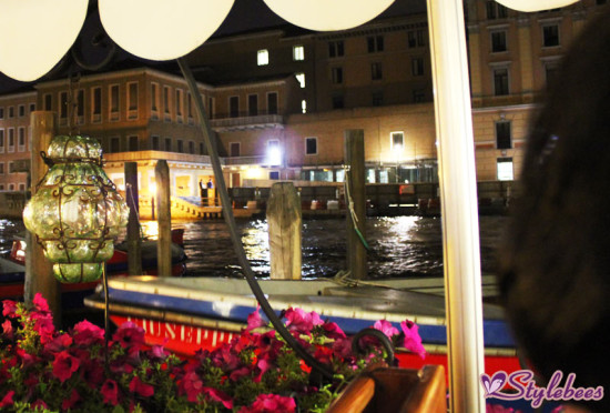 Venice view from a restaurant