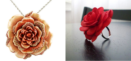rose jewellery for valentine day