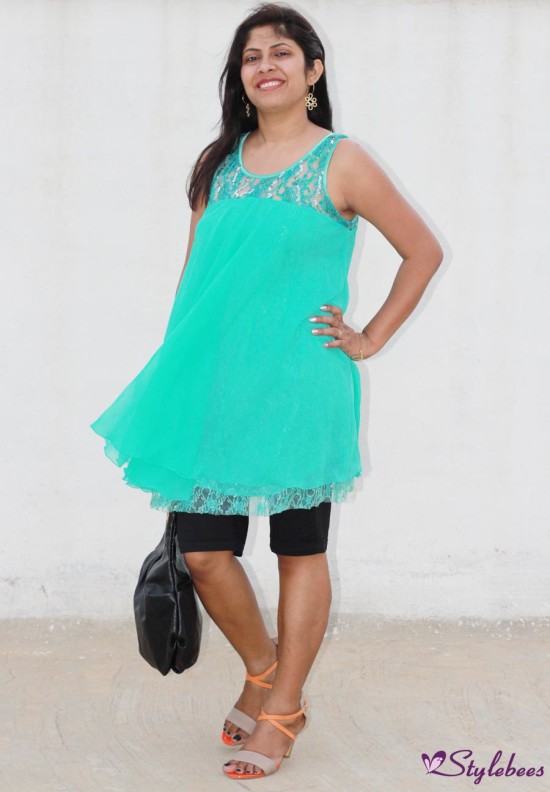 black shorts with Dhruv n Pallavi kurta