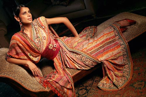 saree drape style