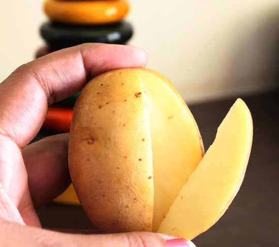 Potato for blemishes