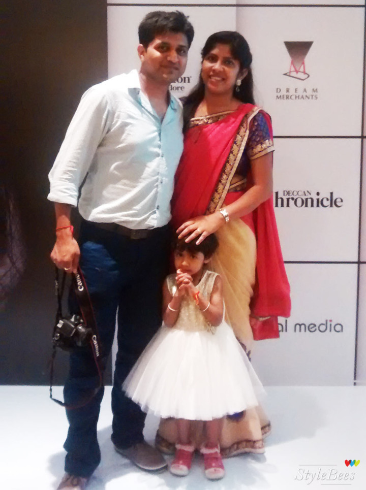 Swati and family at Bangalore Fashion Week