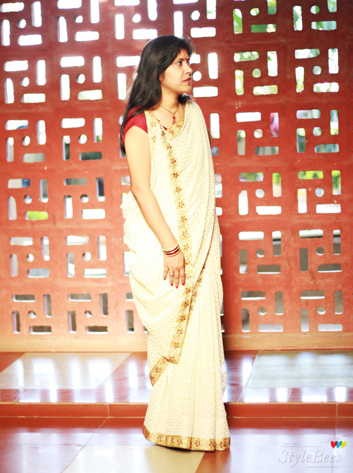 Indian saree wearing style