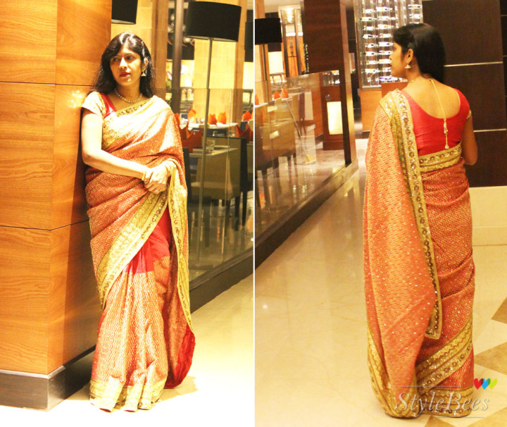Silk saree design for weddings