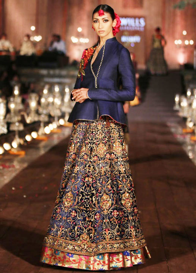 Latest lehenga from Gulbagh collection of rohit bal