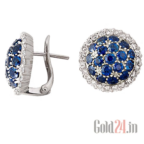 Diamond earring at Gold24.in