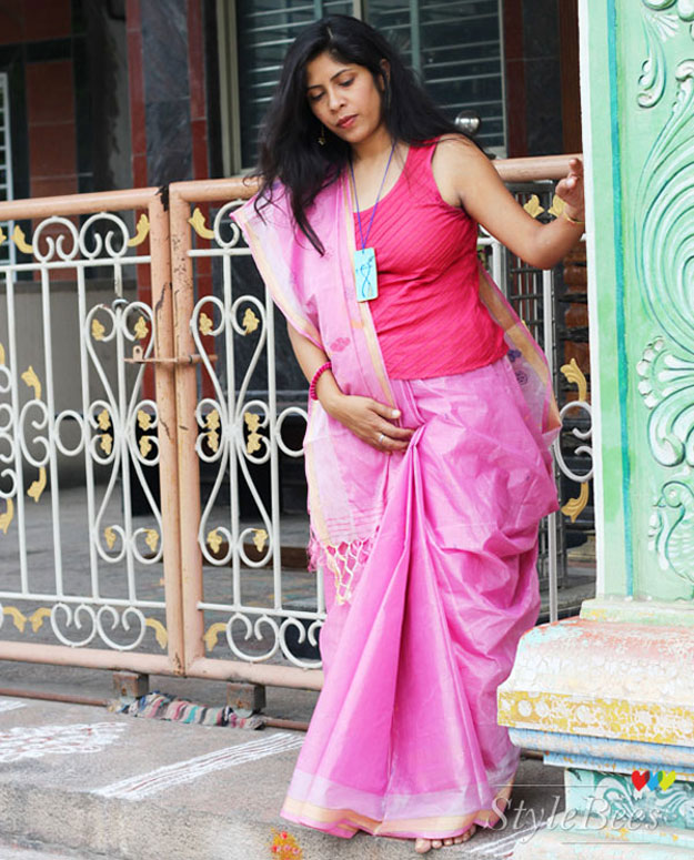 fusion-ethnic-wear-saree-with-crop-top