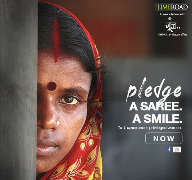 goonj saree donation drive for diwali